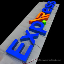 Outdoor Storefront Business Signs 3D Acrylic Company Illuminated Channel Letters Signage Front Lit Led Logo Letter Signs